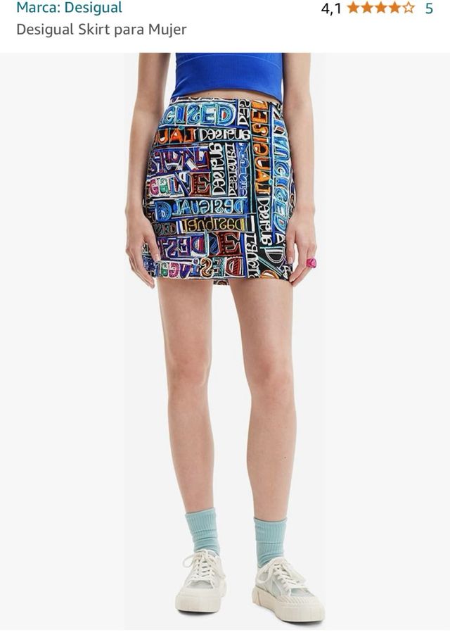 Falda mini DESIGUAL “SÚPER PRECIO”