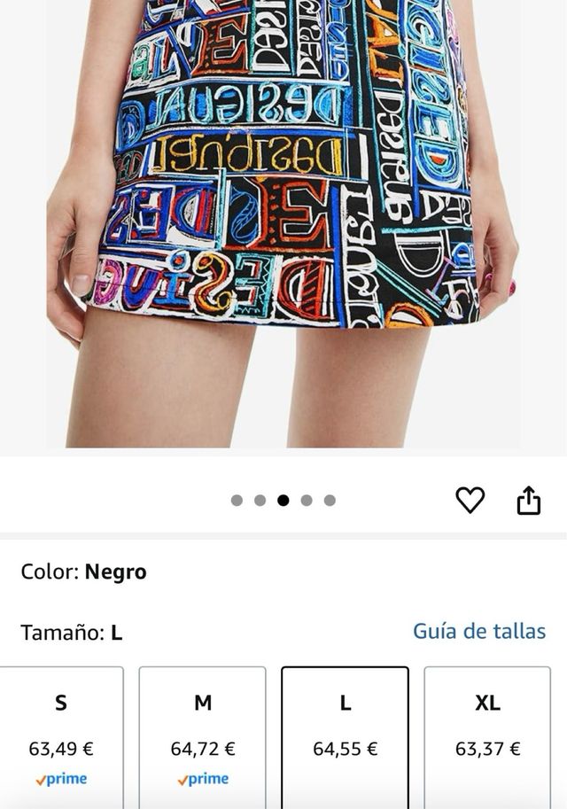 Falda mini DESIGUAL “SÚPER PRECIO”
