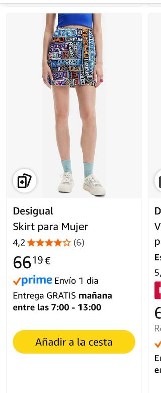 ESPECTACULAR FALDA DESIGUAL A “SÚPER PRECIO”