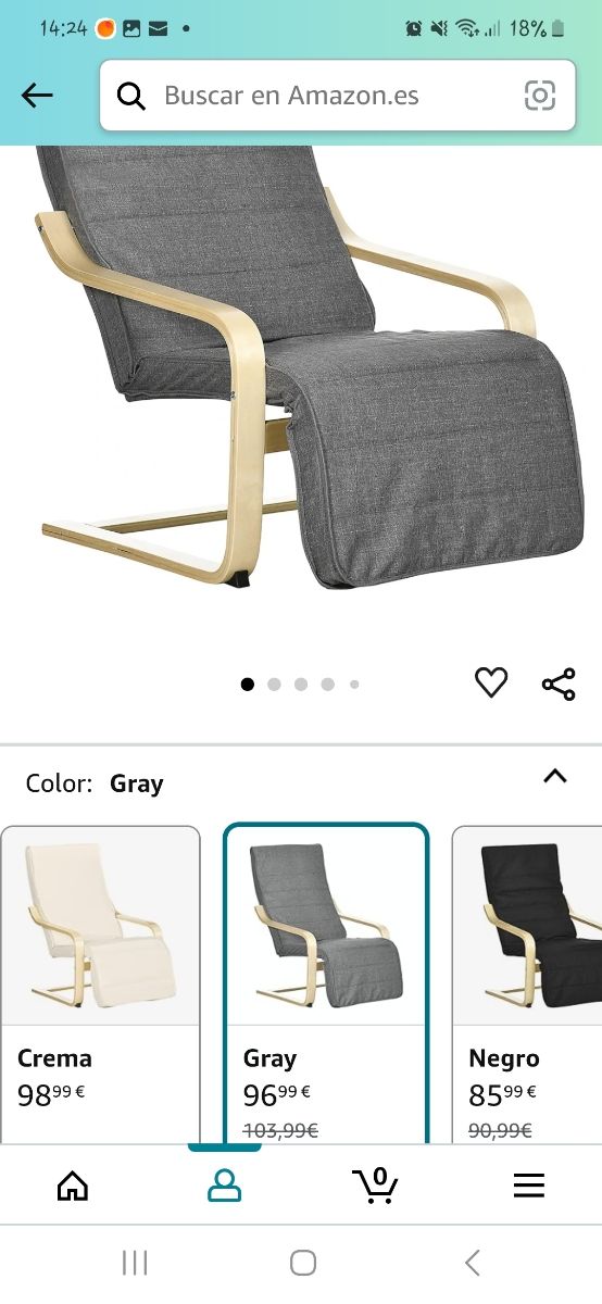 Sillon de salón con reposapies HOMCOM