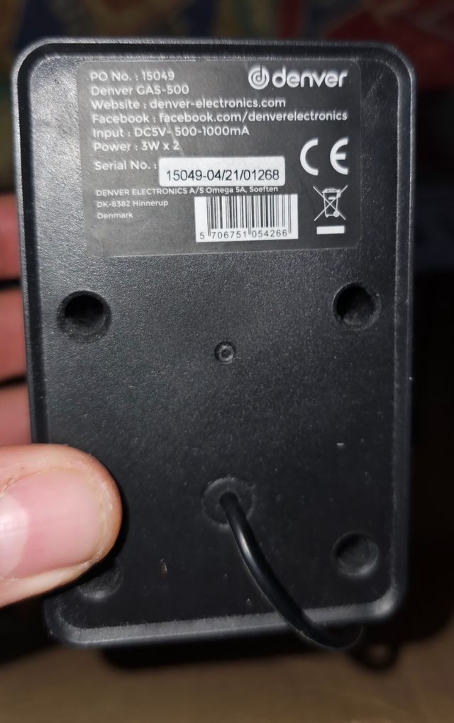 Casse Denver rgb 6w per pc