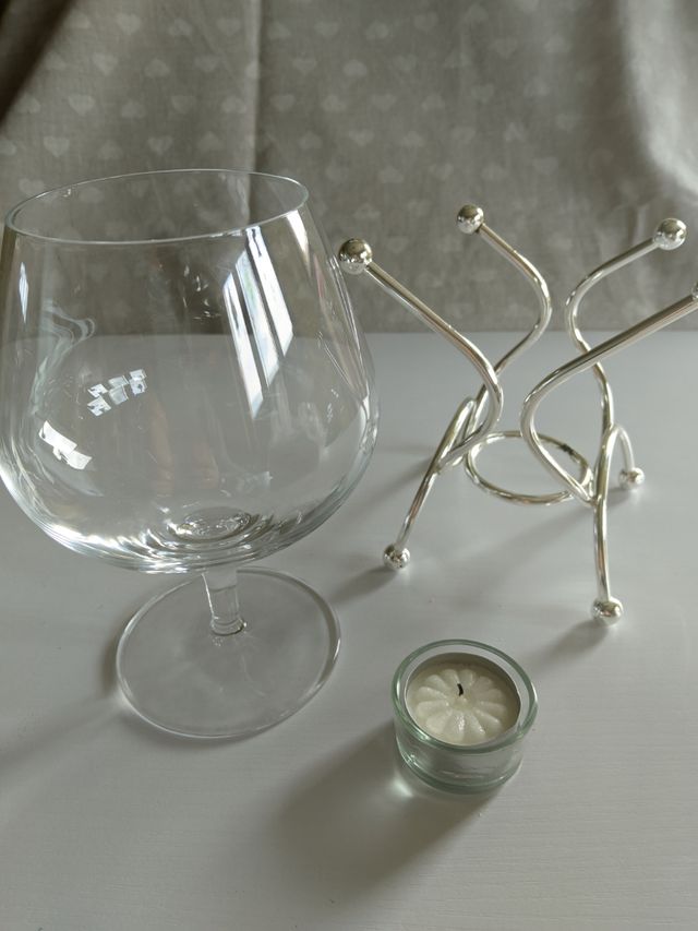 Set calice da cognac e base