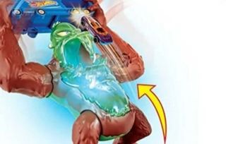 Pista Hot Wheels Gasolinera del Gorila Toxico