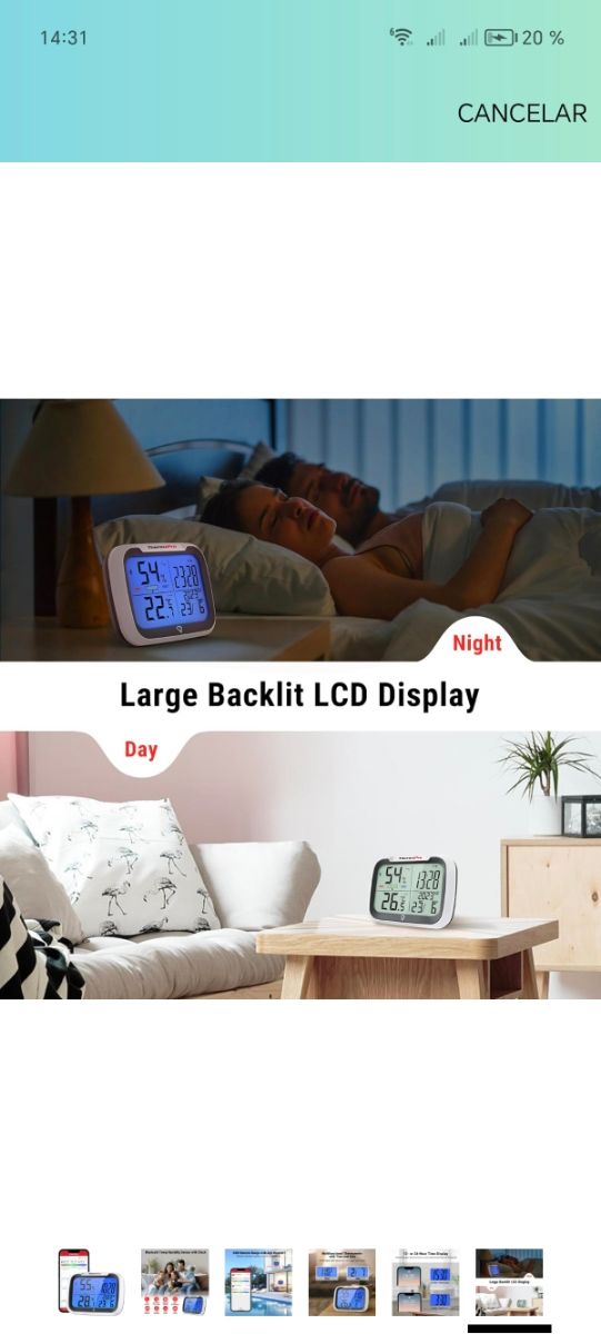 Termometro digitale Bluetooth