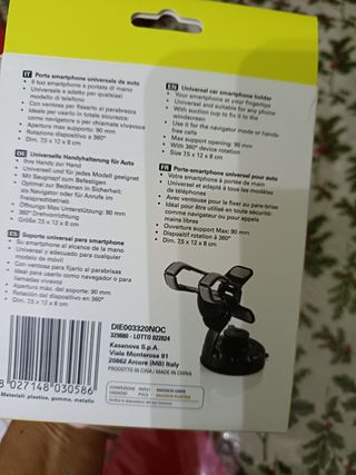 Supporto auto x smartphone