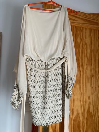 Vestido de fiesta con pedrería