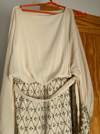 Vestido de fiesta con pedrería