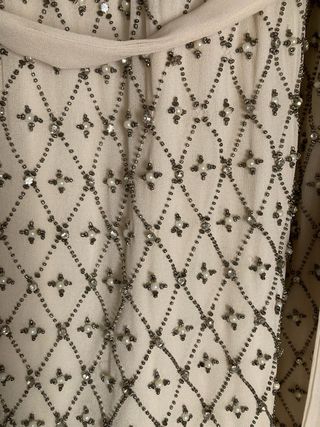 Vestido de fiesta con pedrería