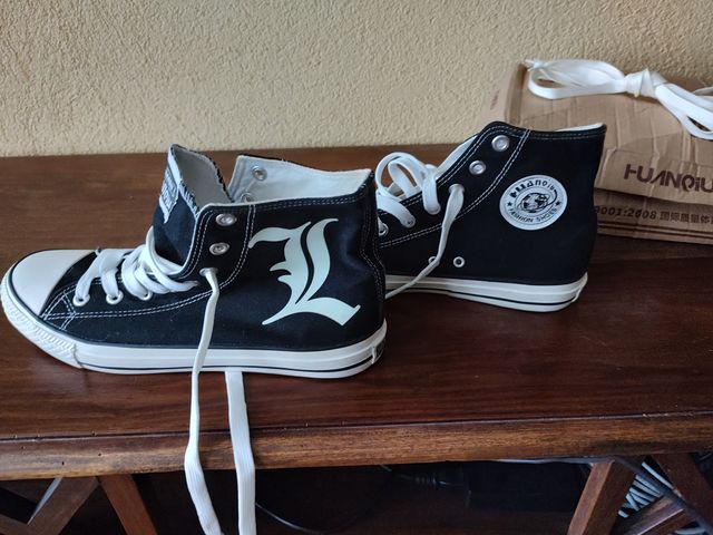 scarpe sneakers alte estive death note