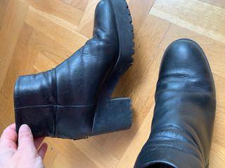 zapatos, botines, botas piel leather ZARA