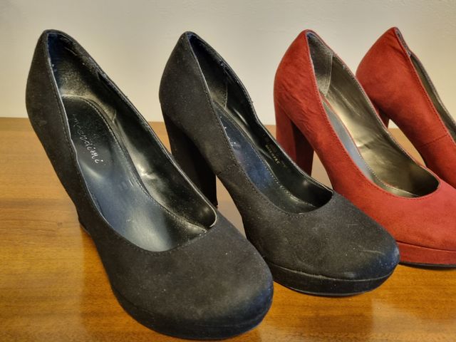 Scarpe donna con tacco 10 cm numero 39