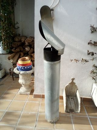 Caperuza antirreboco chimenea 20 cm diametro