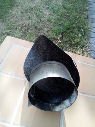 Caperuza antirreboco chimenea 20 cm diametro