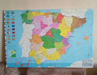 3 Paneles (corcho-madera) con Mapas
