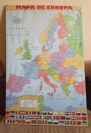 3 Paneles (corcho-madera) con Mapas