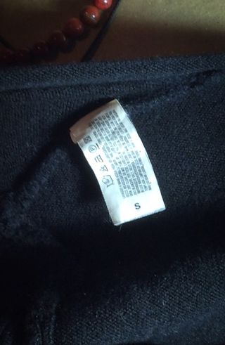 Benetton vestido negro