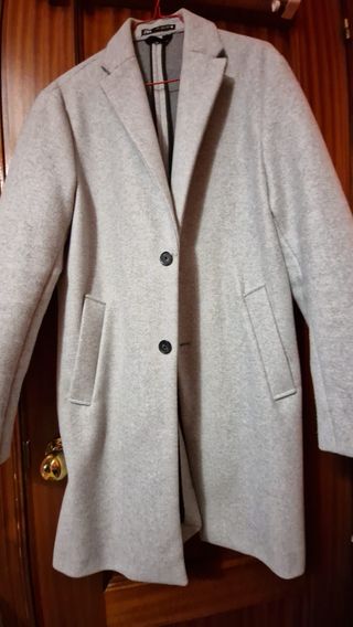 ABRIGO GRIS ZARA