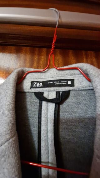 ABRIGO GRIS ZARA