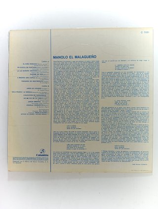 Manolo El Malagueño LP