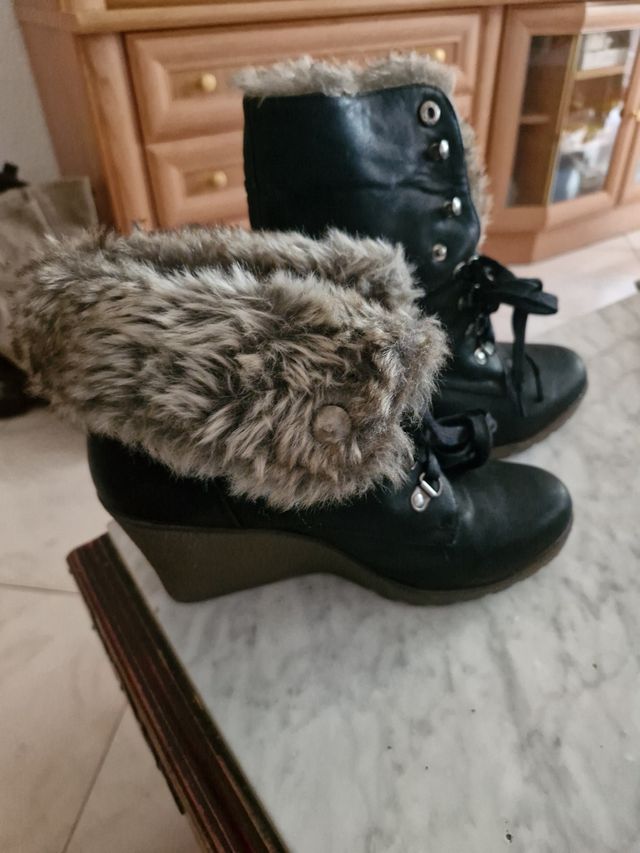 Botines pelo piel 40