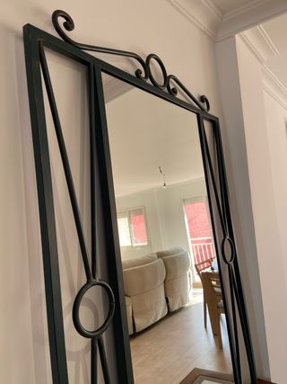 Mueble recibidor con espejo