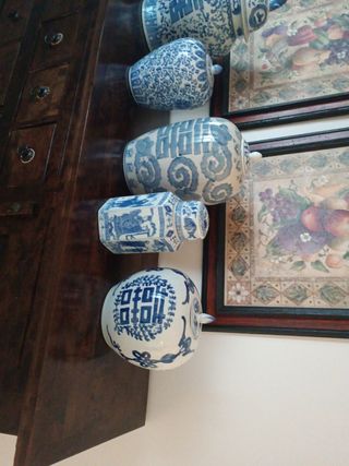 Colección de jarrones chinos