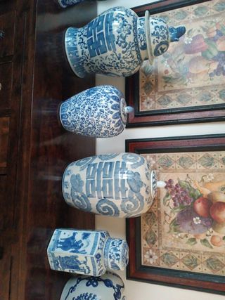 Colección de jarrones chinos