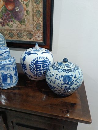 Colección de jarrones chinos