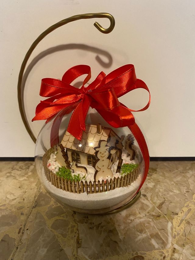 Palla di Natale artigianale