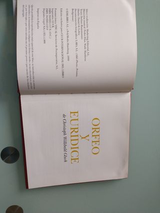 Orfeo y Eurídice. Ópera cd + libro