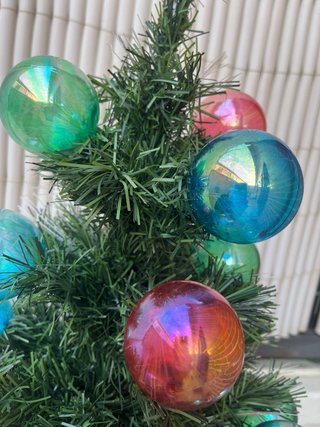 Árbol de navidad de fibra óptica