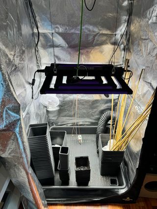 Armarios de cultivo 90x90x180cm y 60x60x120cm comp