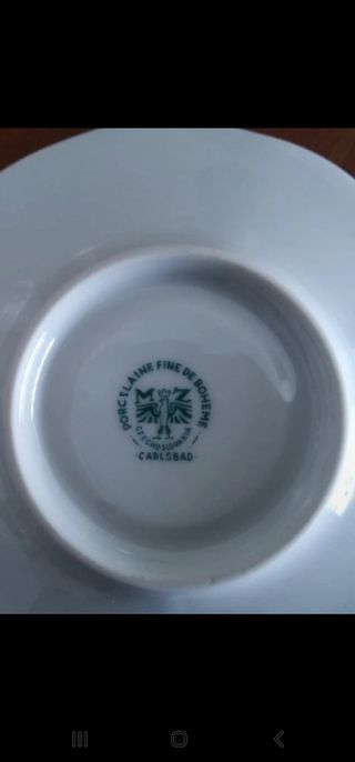 Juego completo de té de porcelana fina de cristal