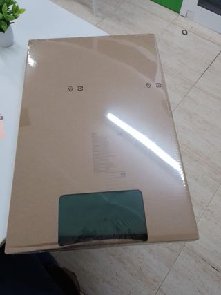 LINANÄS Protector sofá de 3 plazas, verde oscuro