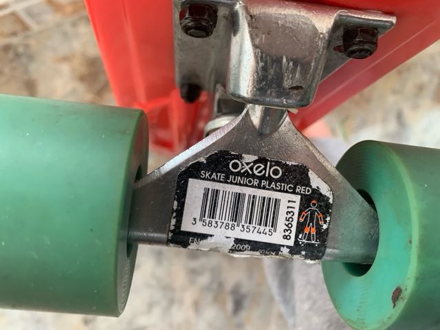 Skate Junior Oxelo Rojo o Pack de 2.