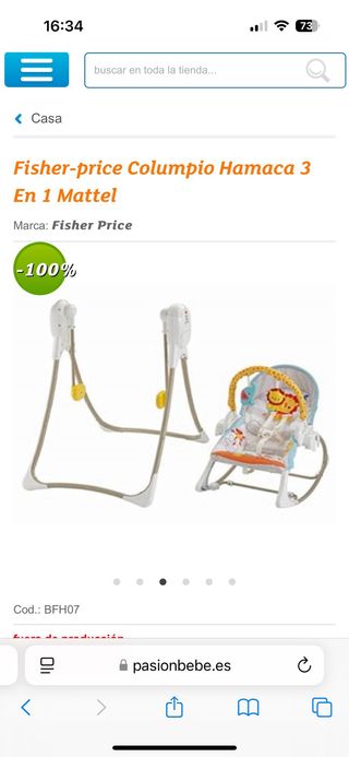 Columpio-hamaca 3 en 1