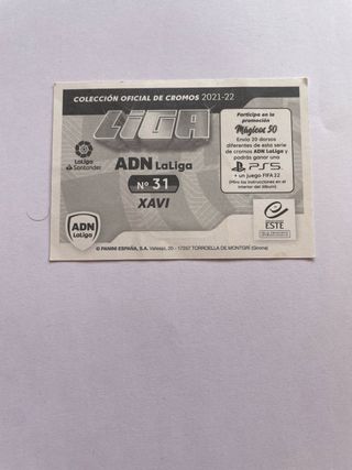Cromo de Laliga PANINI