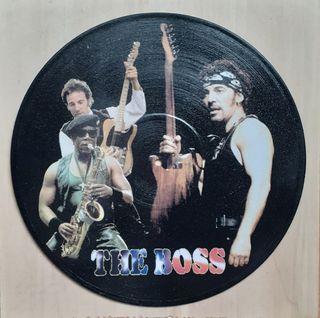 Vinile 33 giri da parete omaggio Bruce Springsteen