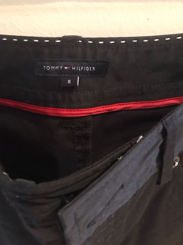 Pantalon negro Tommy Hilfiger