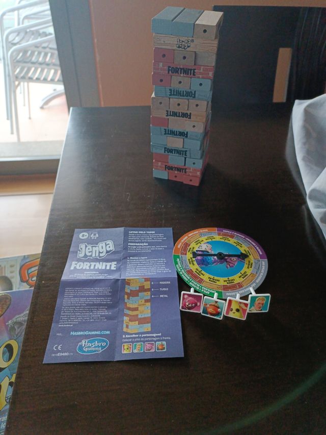 Juego Jenga Fortnite