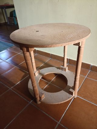 Mesa camilla redonda