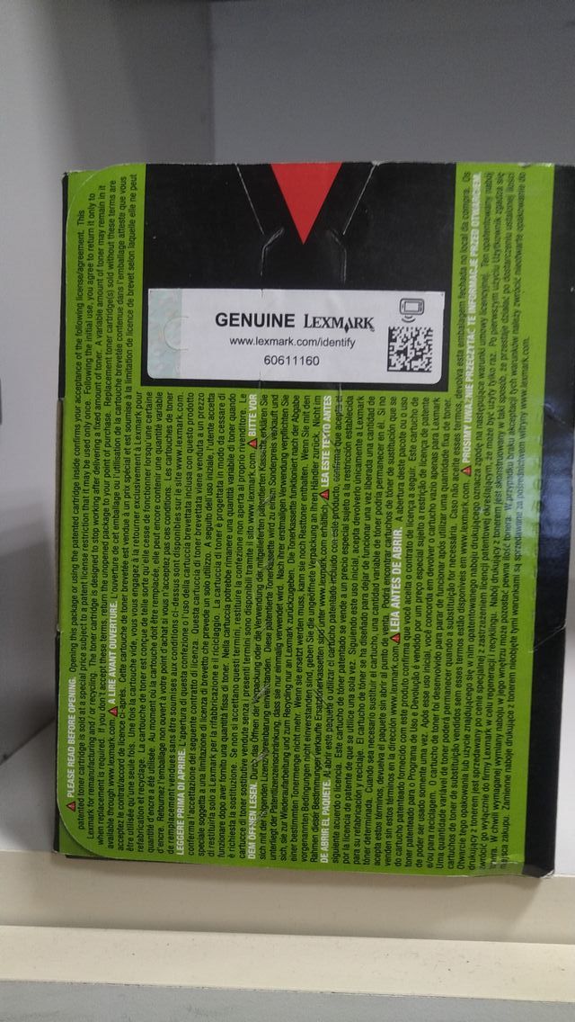 Toner originale Lexmark 80C2SCE 802SC CIANO