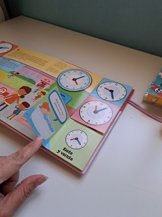 Libro aprende la hora