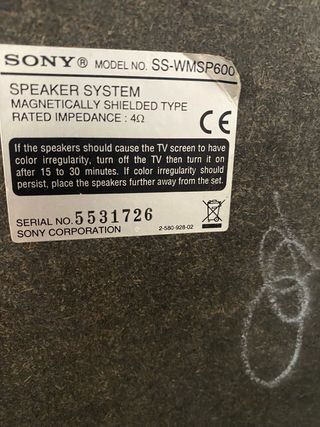 Home cinema sony