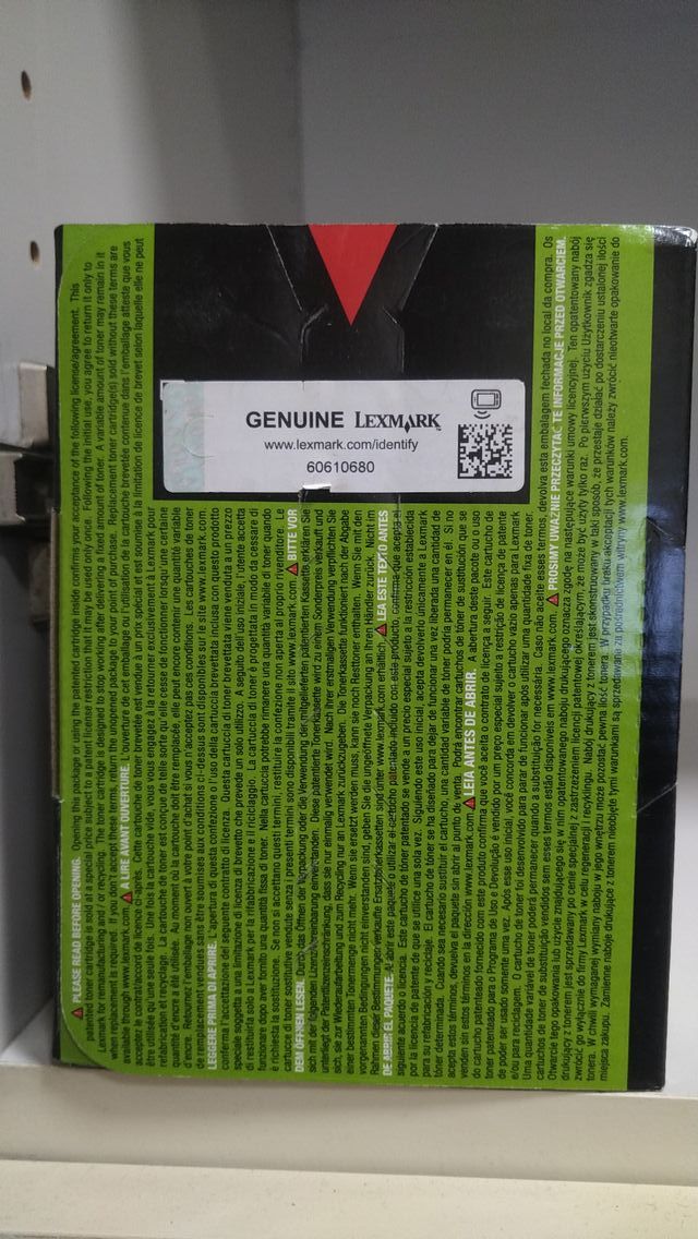 Toner originale Lexmark 80C2SYE 802SYE GIALLO