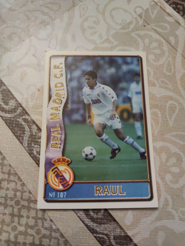 Cromo Raúl R. Madrid 96/97