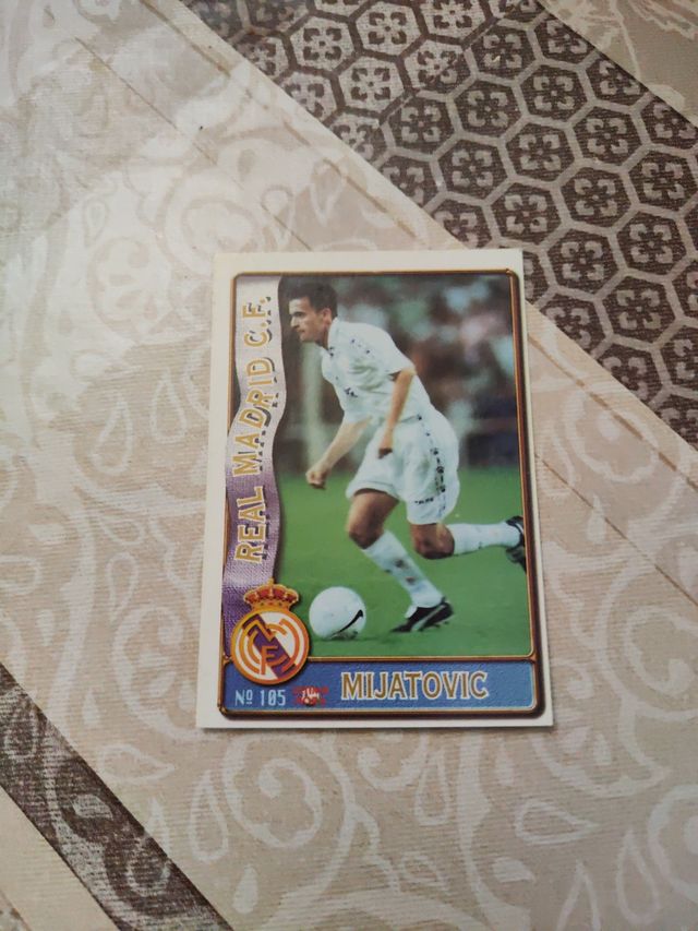 Cromo Mijatovic R. Madrid 96/97