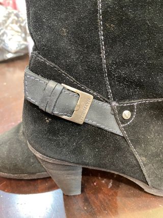 botas altas negras tacon martinelli