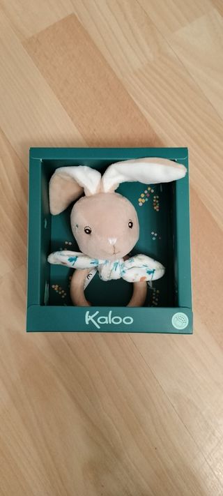 NUEVO Peluche Sonajero mordedor conejito