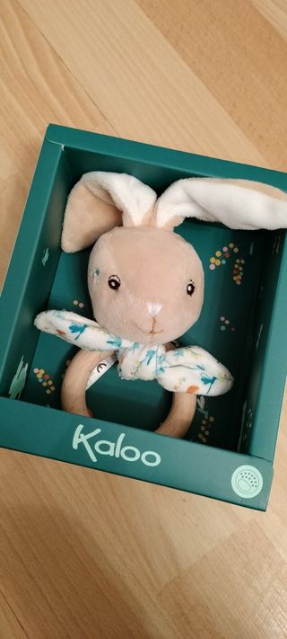 NUEVO Peluche Sonajero mordedor conejito